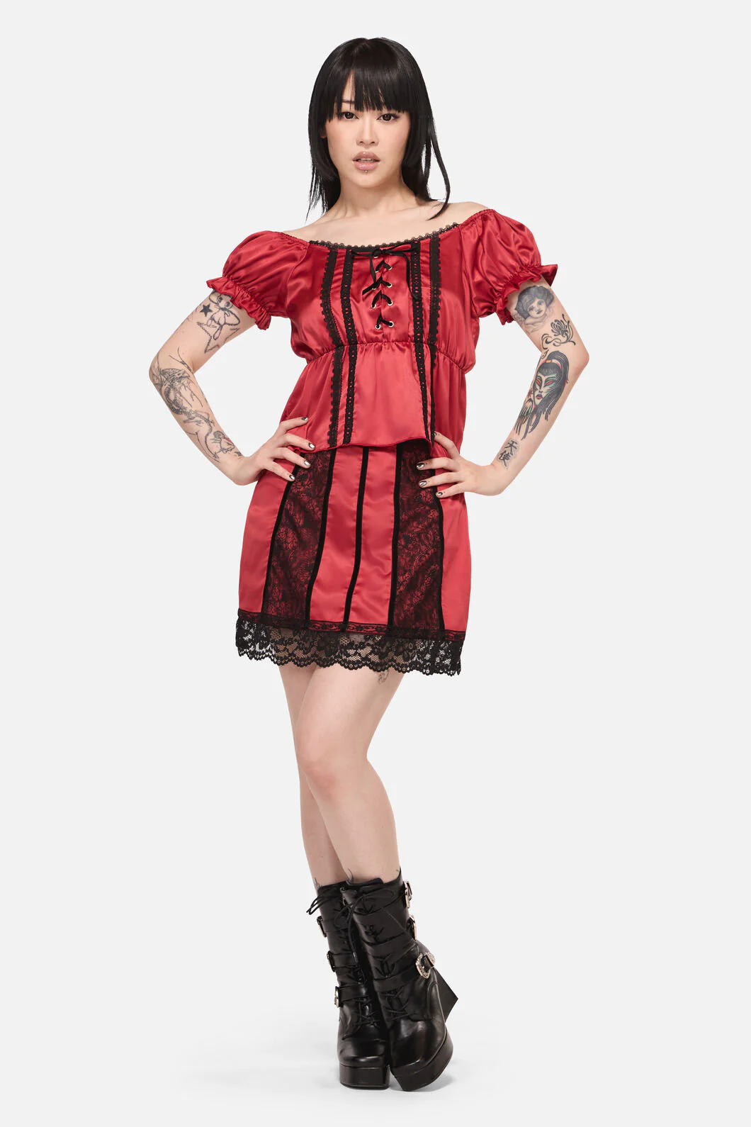 Goodie Goth Babydoll Blouse - Image 4