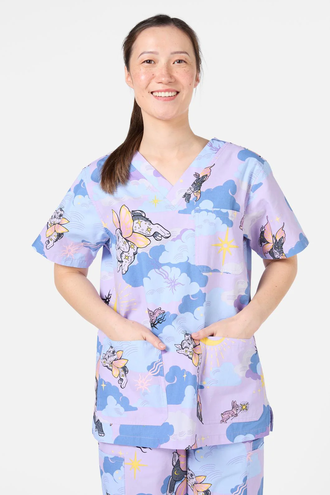 Goodnight Bunny Scrub Set - Image 4