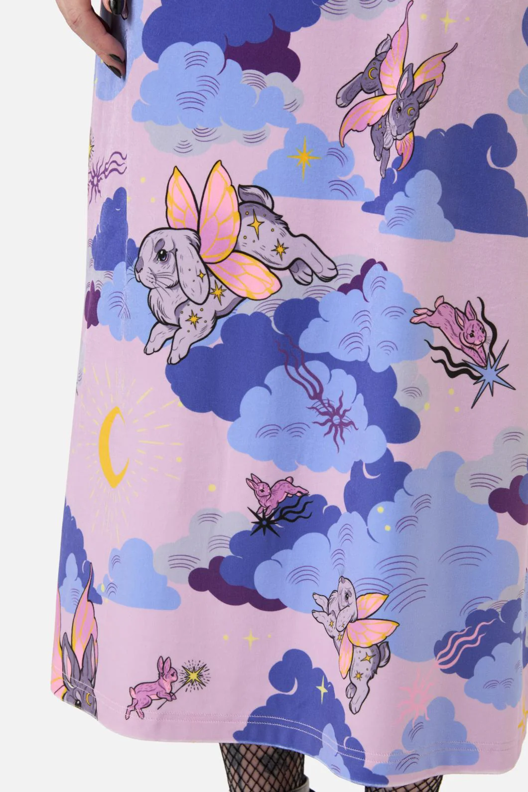 Goodnight Bunny Velvet Dress - Image 6