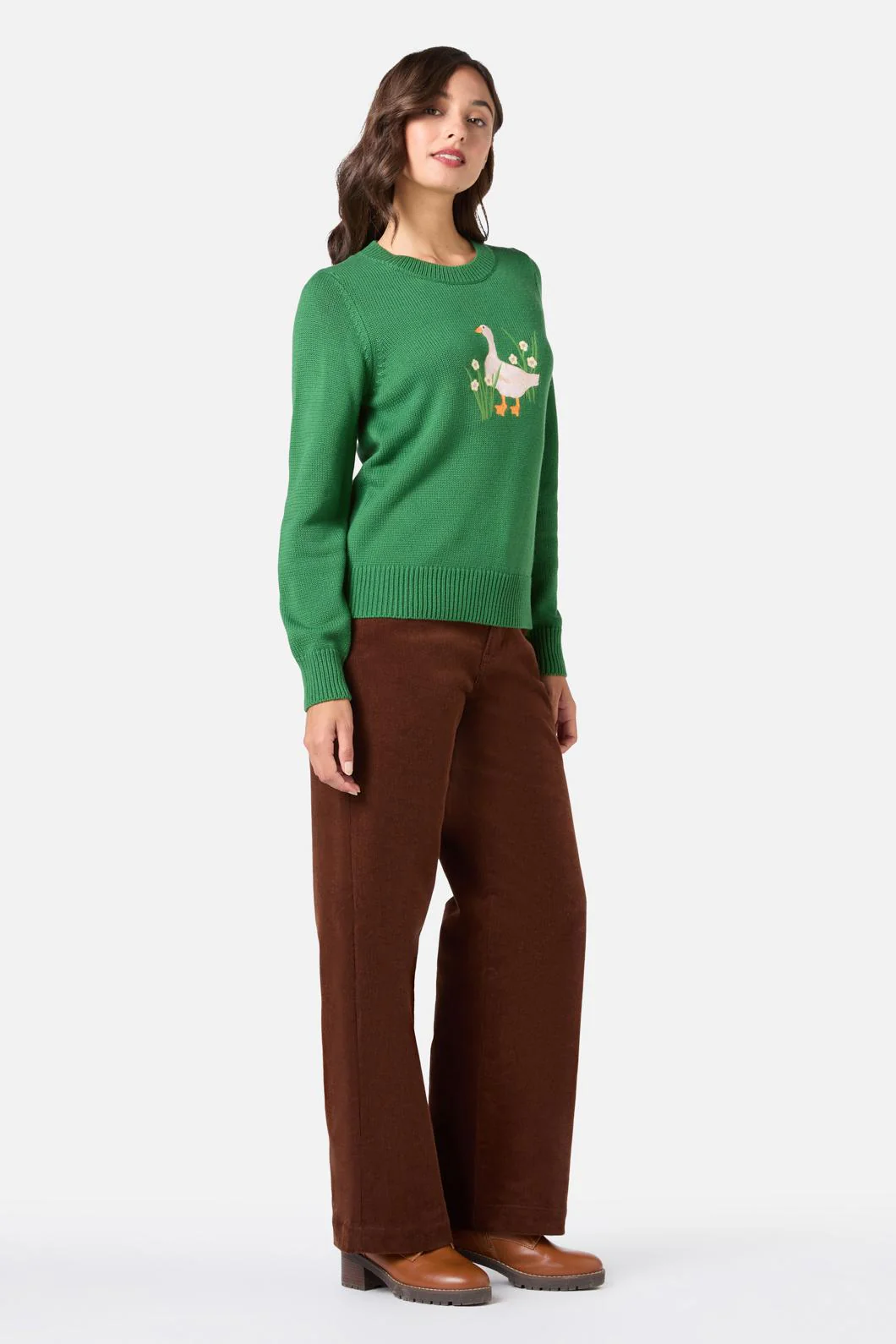 Goose Embroidered Knit Jumper - Image 3