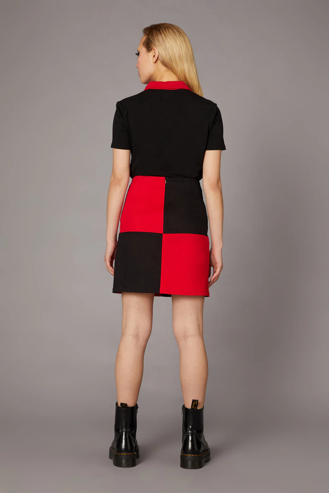 Goth Contrast Mini Skirt - Image 4