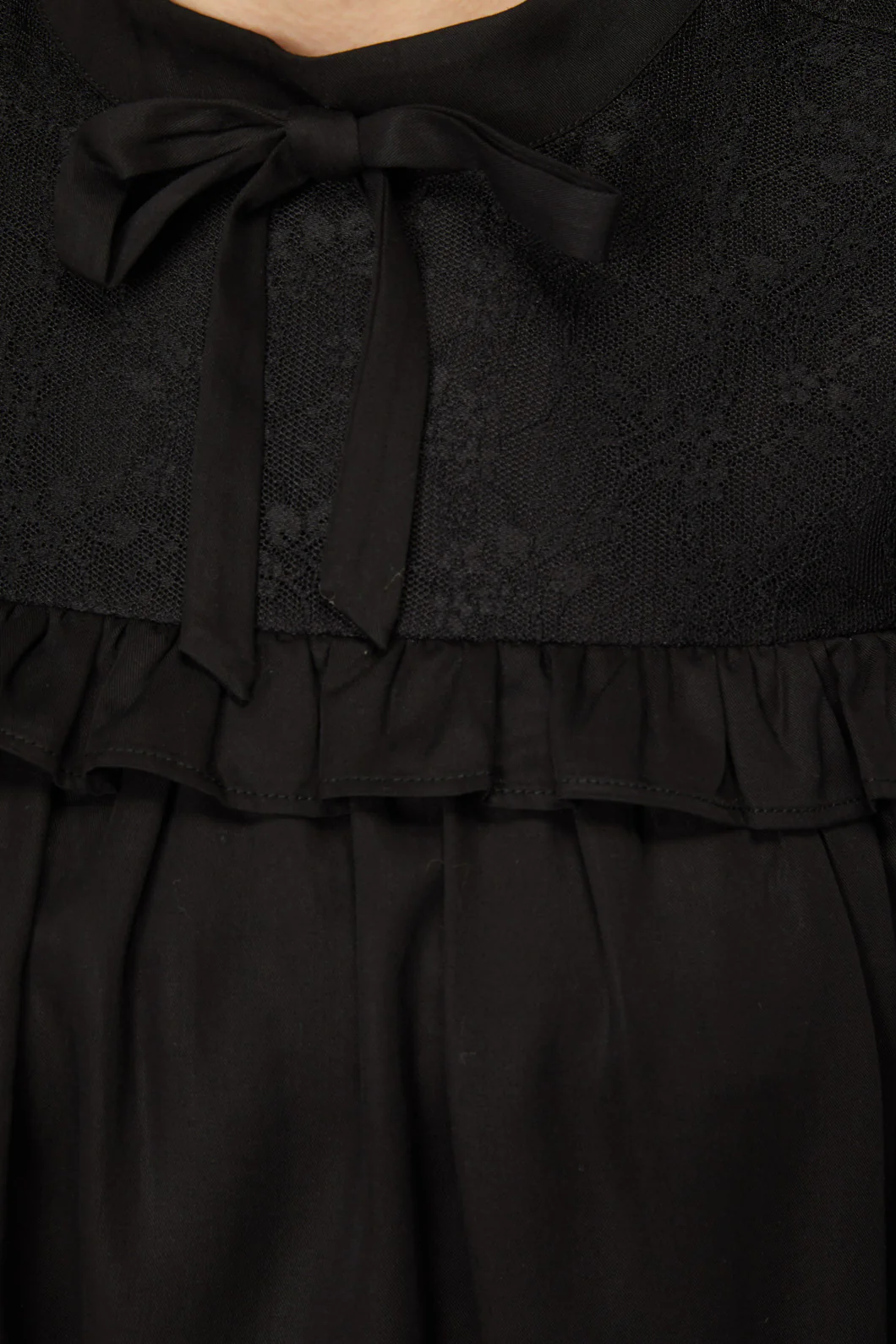 Goth Lace Yoke Blouse - Image 5