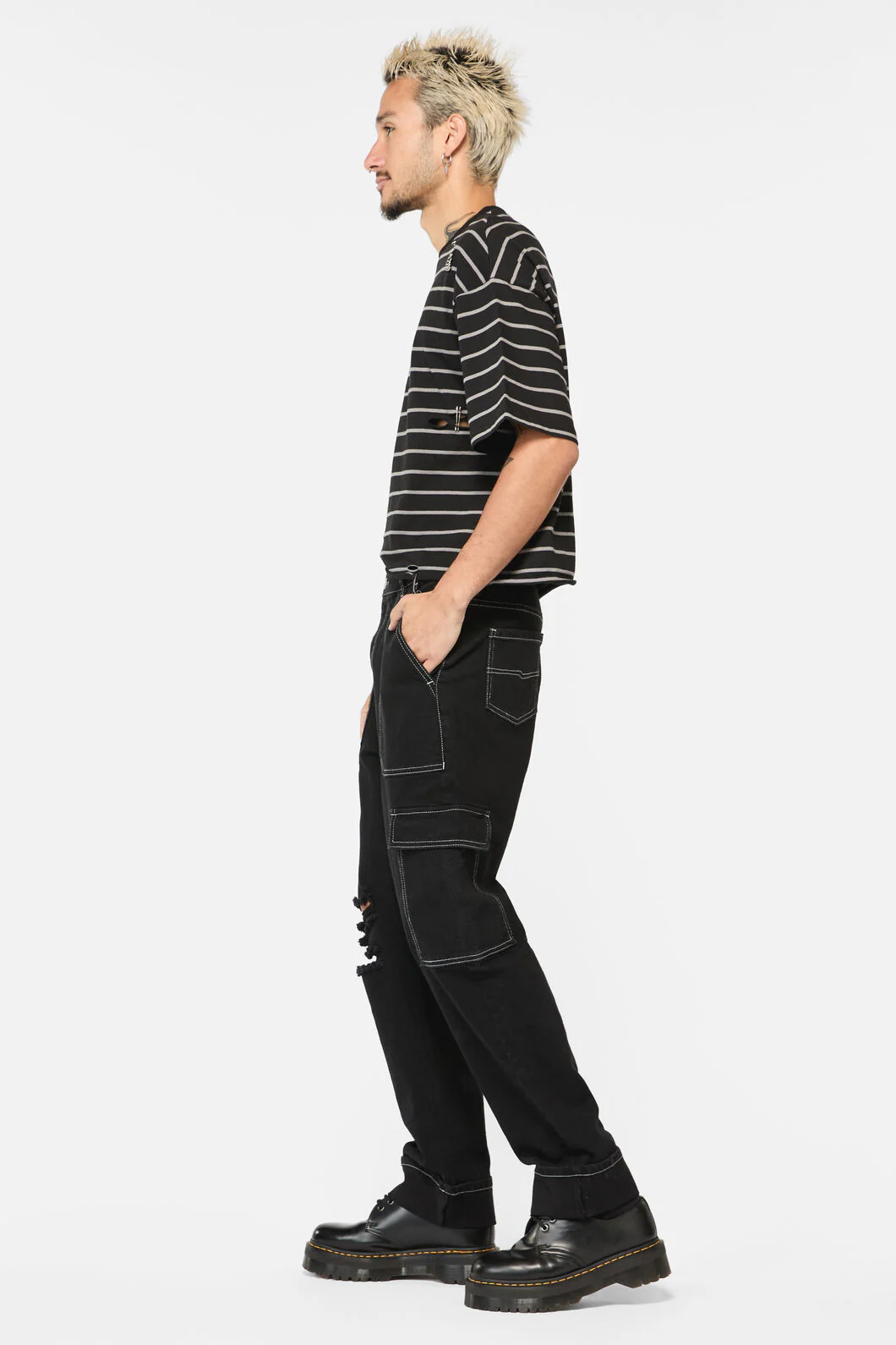 Gothic Cuff Unisex Jeans - Image 3