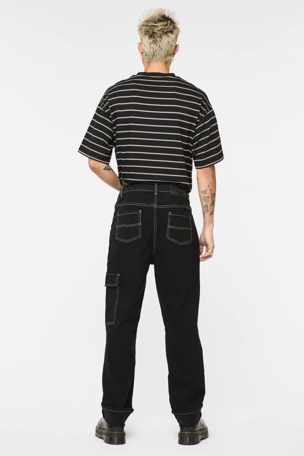 Gothic Cuff Unisex Jeans - Image 4