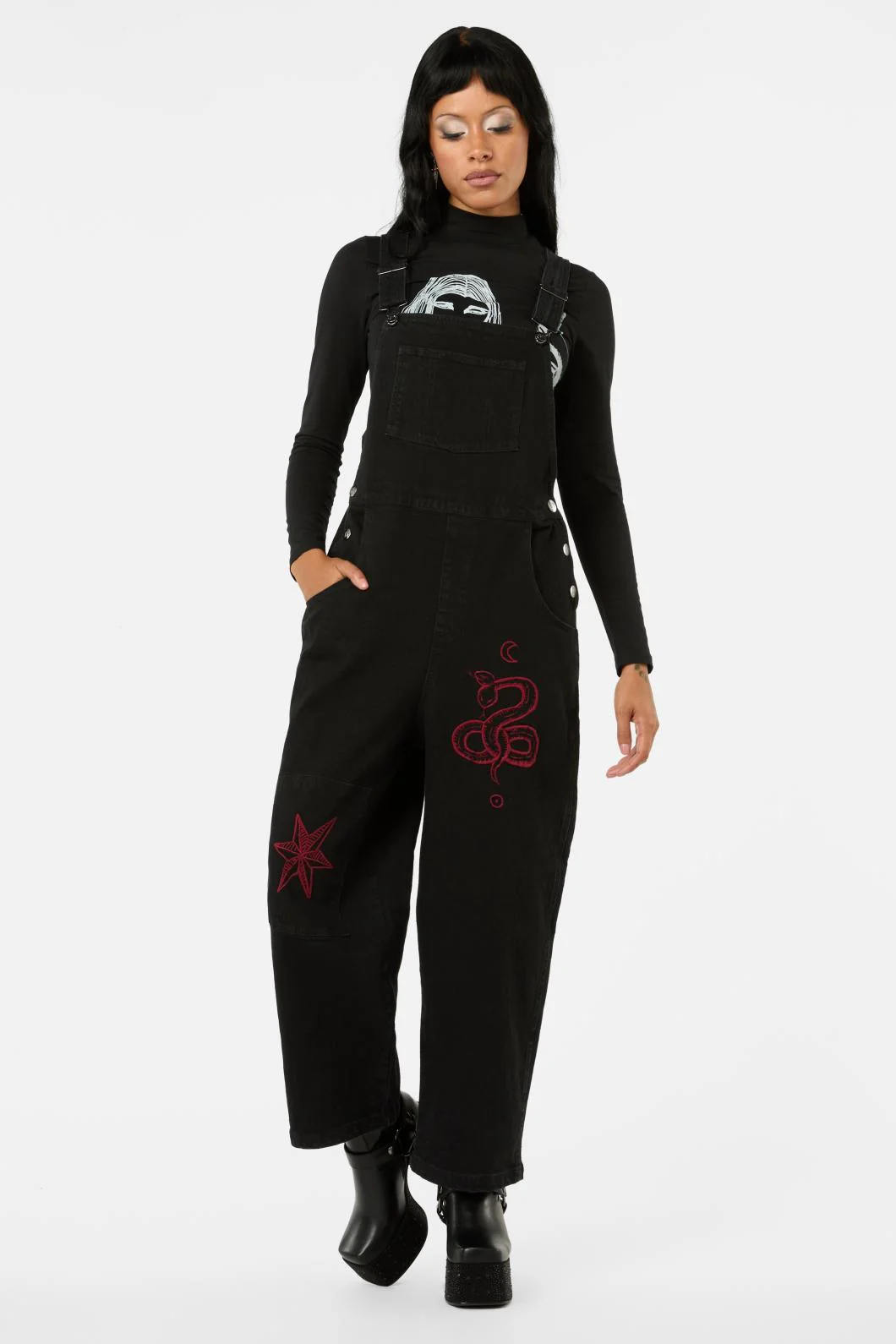 Grace Emb Overalls