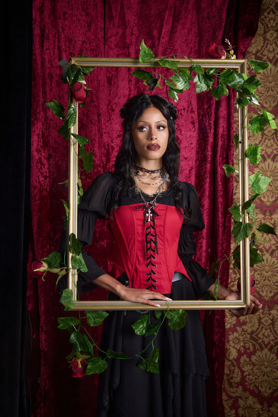 Grace Goth Corset Top - Image 2