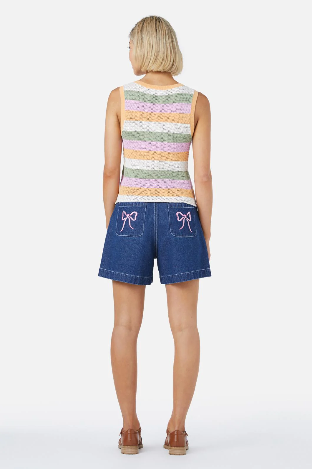 Grace Stripe Knit Top - Image 6