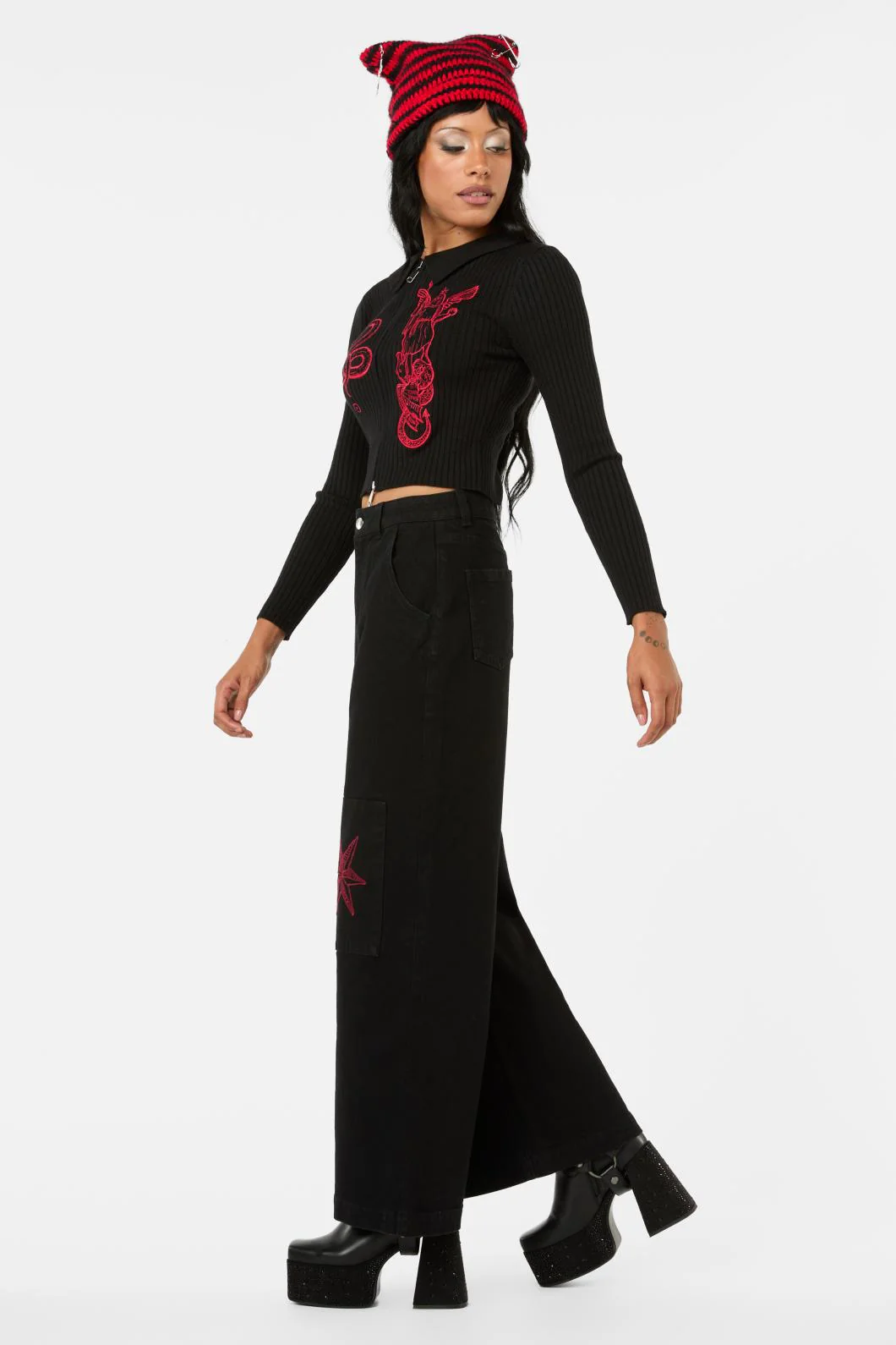 Grace Wide Leg Jeans - Image 3