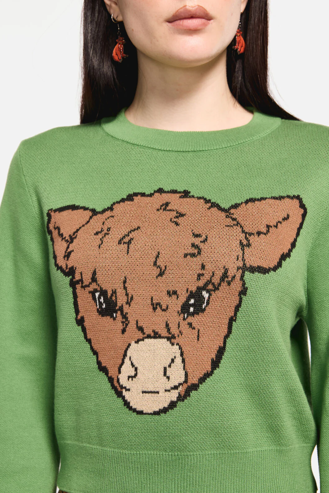 Grazing Cow Knit Jumper - Image 5
