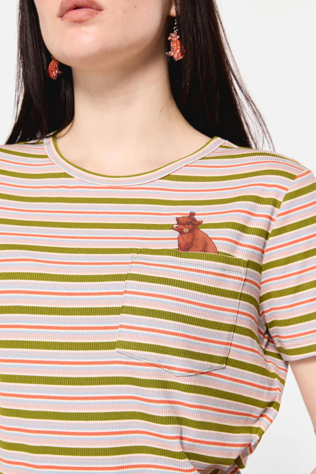 Grazing Stripe Pocket Tee - Image 5