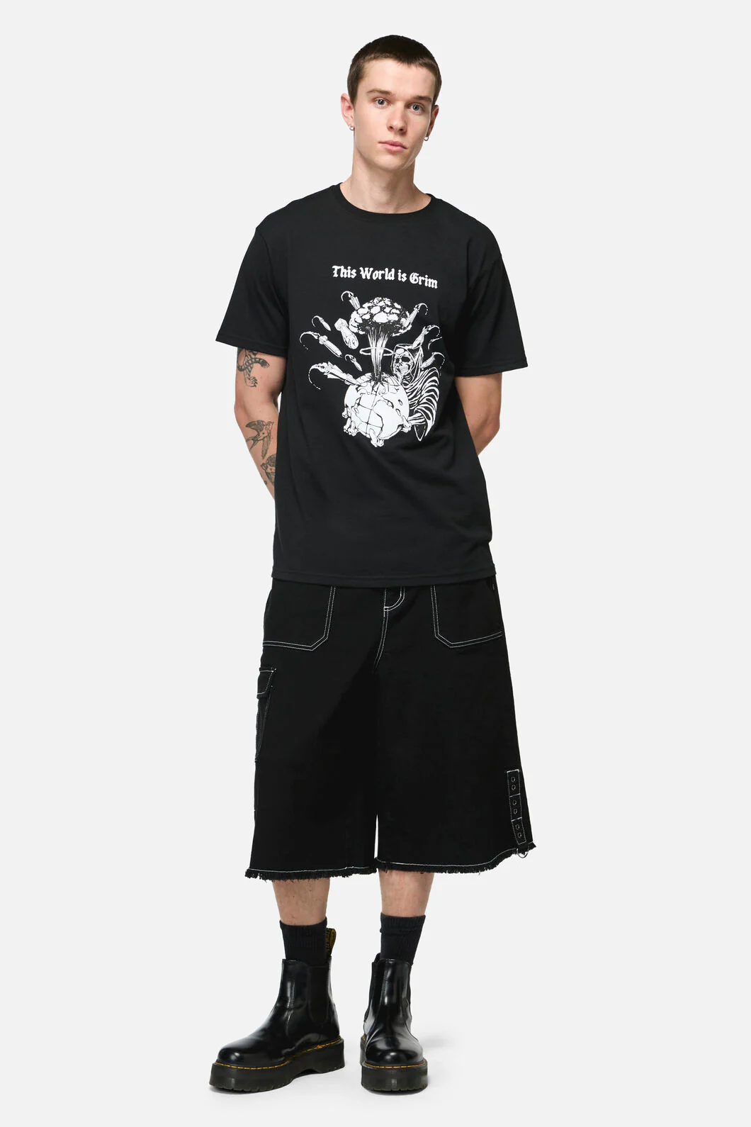 Grim World Unisex Tee - Image 5