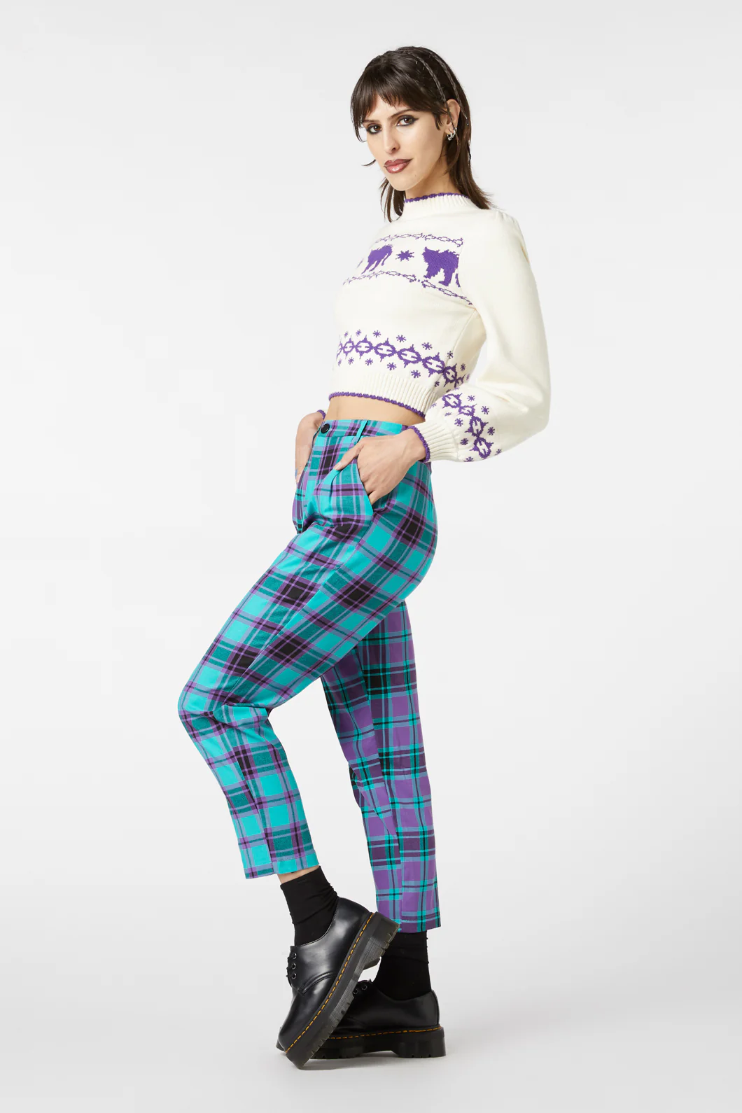 Grinning Tartan Pants - Image 3