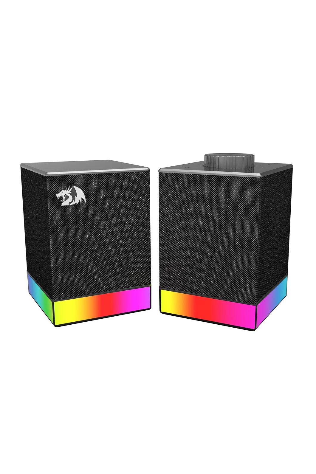 Redragon GS517 Glyph Black Compact RGB Touch Control Desk Speaker - Image 7