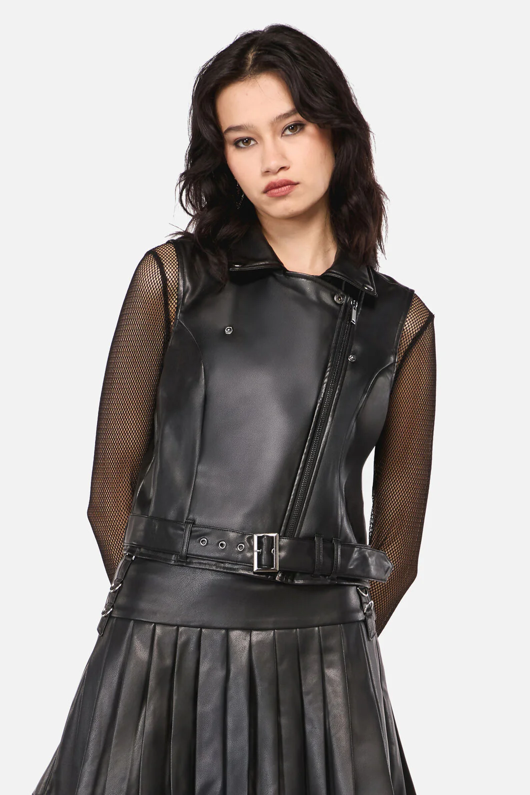 Hallows D-Ring PU Vest - Image 2