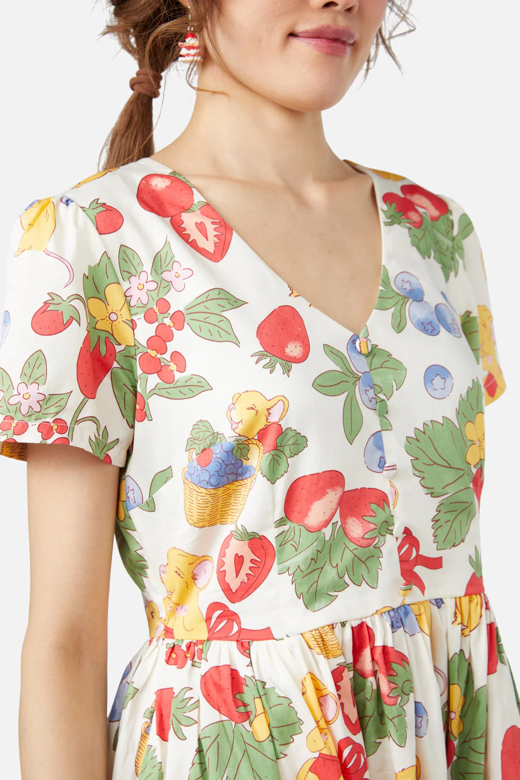 Hamper Printed Dress - Image 5