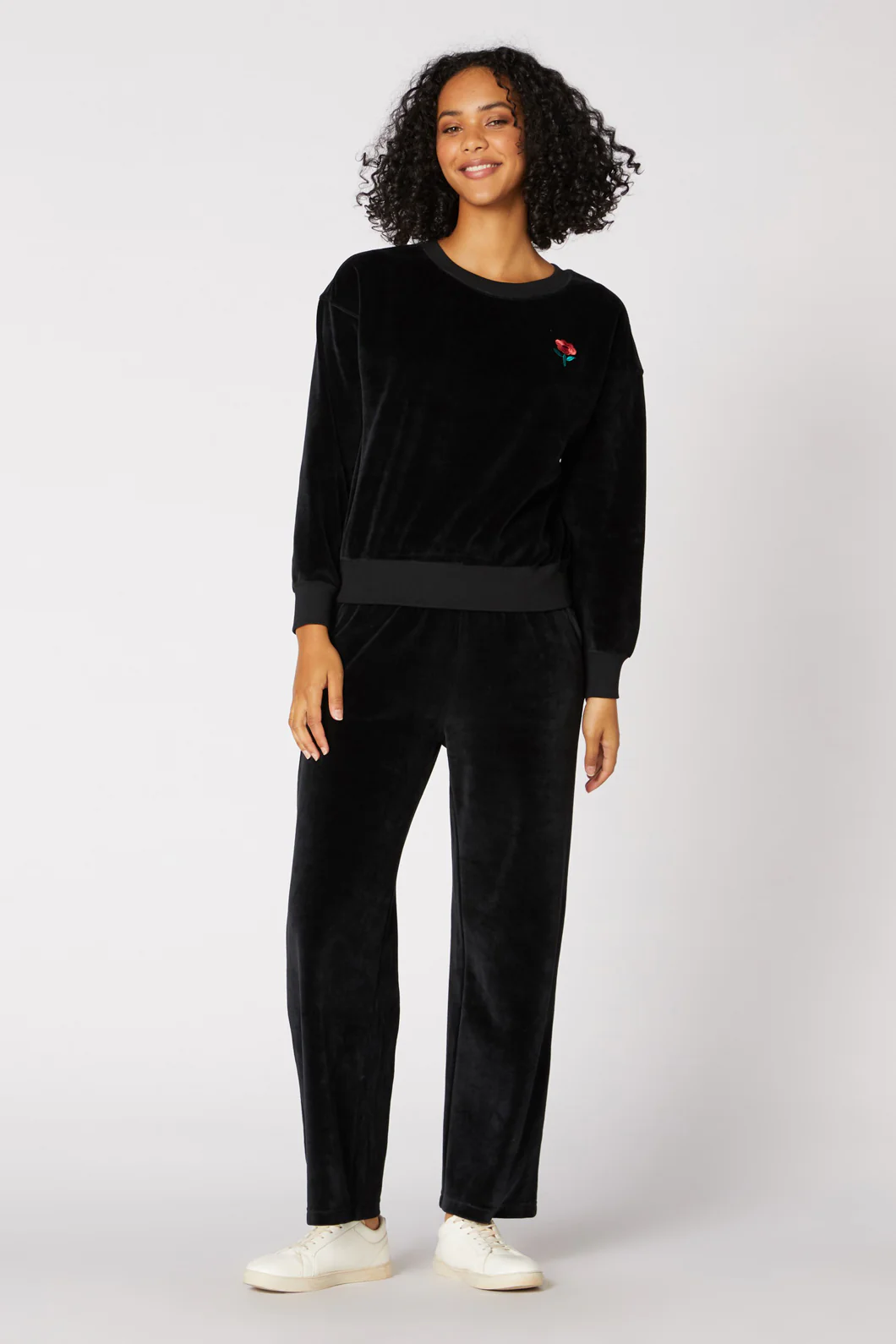 Harlow Velour Sweater - Image 2