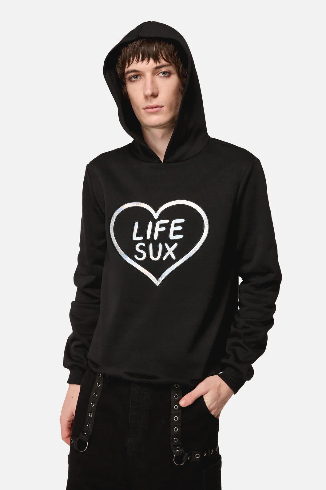 Hater Goth Hoodie - Image 2