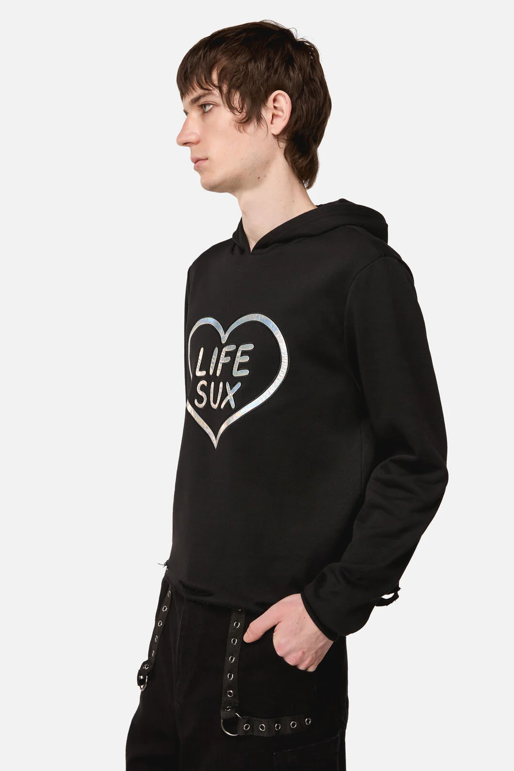 Hater Goth Hoodie - Image 3