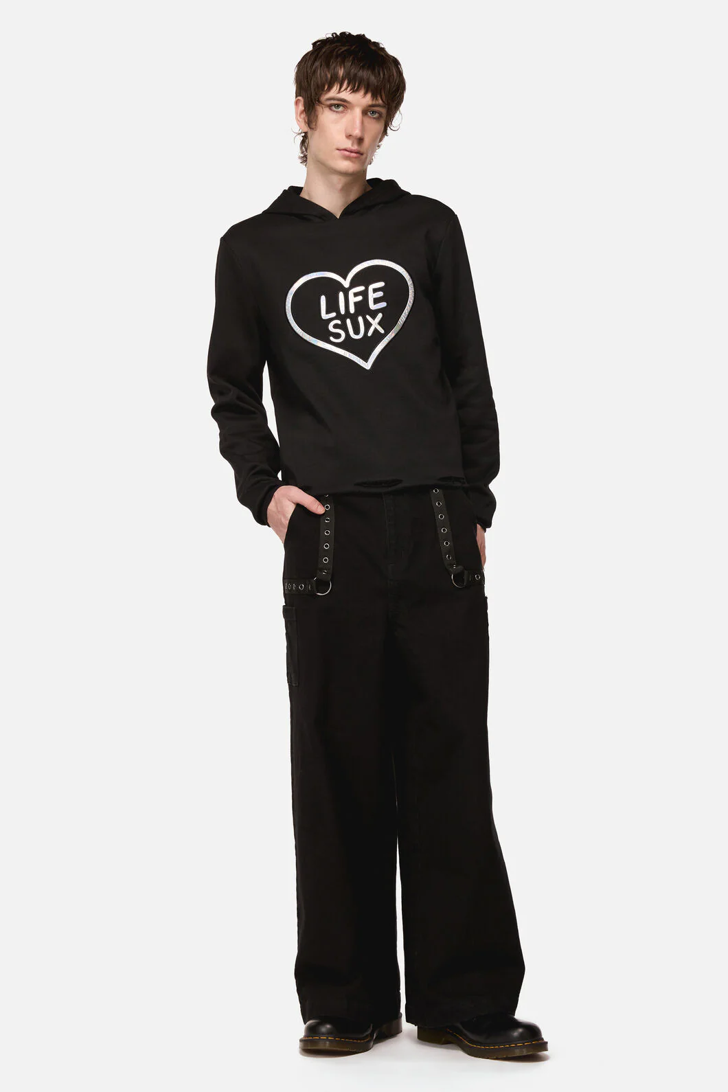 Hater Goth Hoodie - Image 5