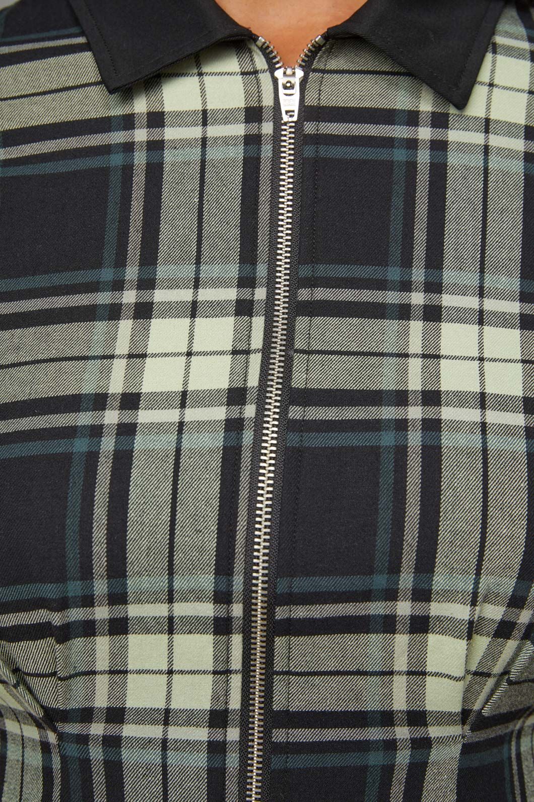Haunted Bloom Tartan Skater Dress - Image 5