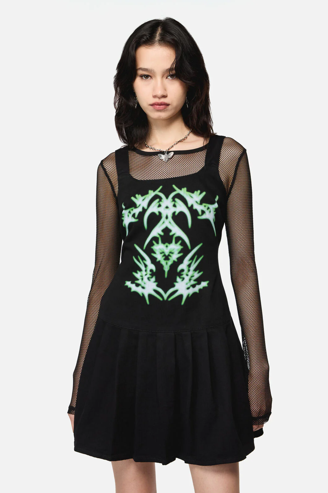 Hazardous Print Dress - Image 2