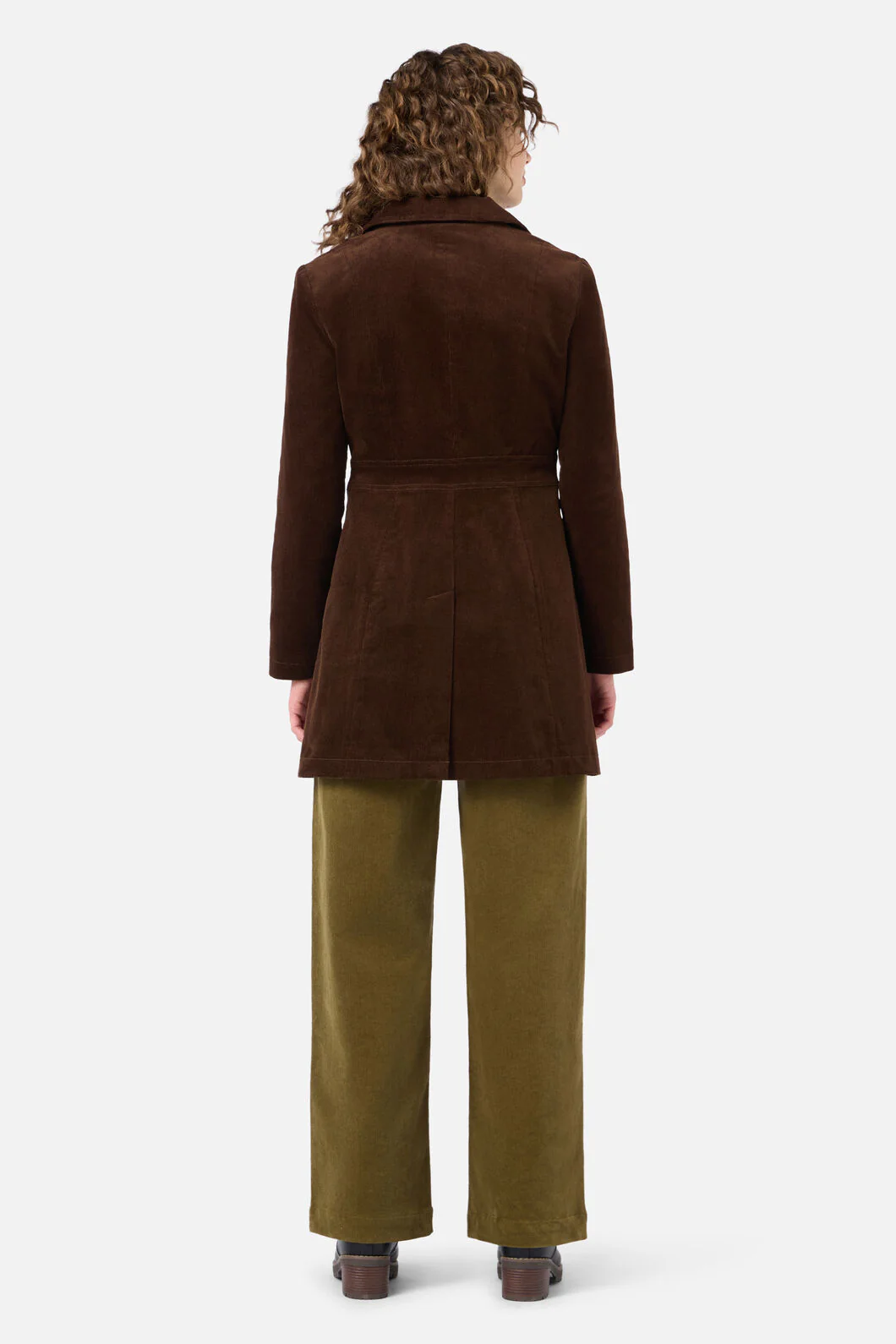 Hazel A-Line Long Cord Jacket - Image 7