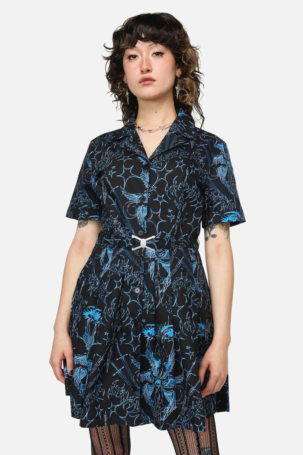 Heathen Goth Mini Dress