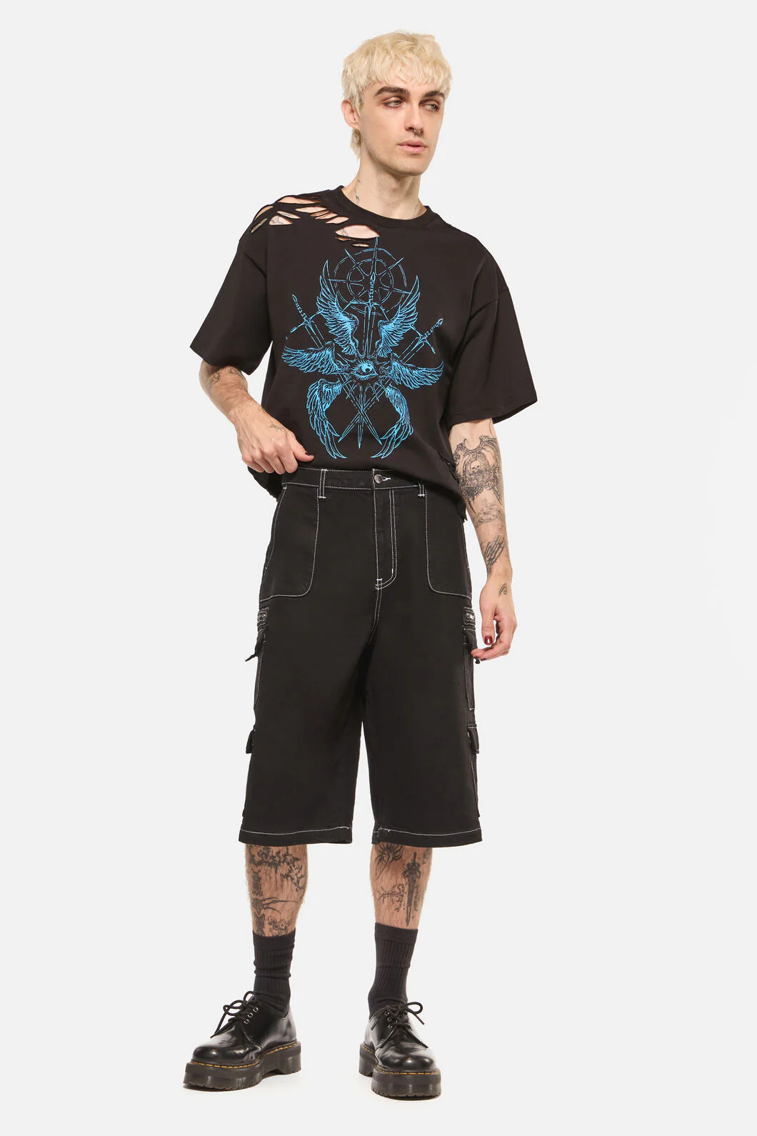 Heathen Goth Pocket Jorts
