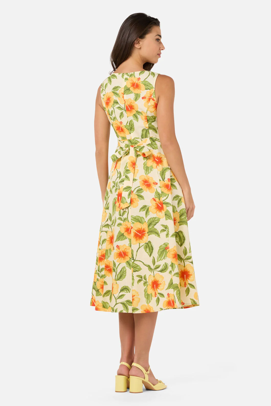 Hibiscus Summer Midi Dress - Image 9