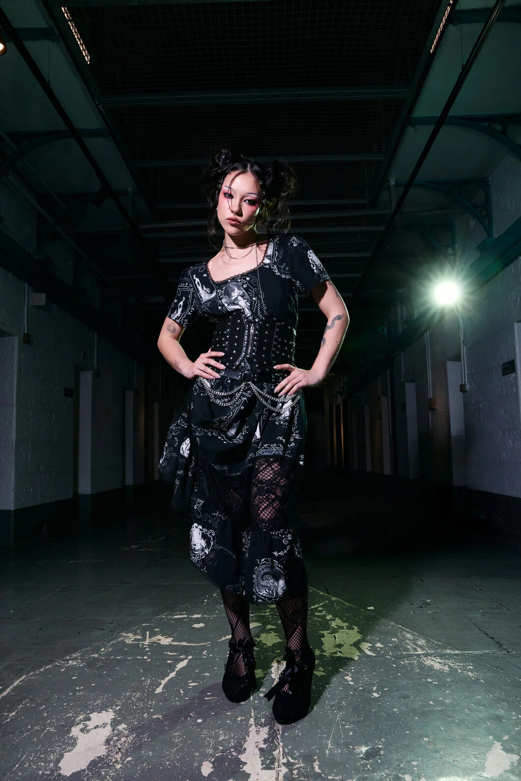 Holy Thursday Goth Midi Dress - Image 2