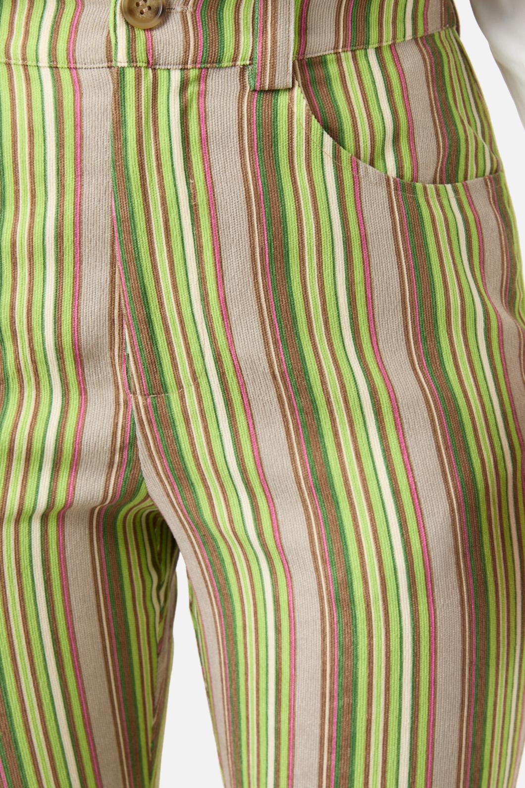 Homily Stripe Cord Pant - Image 6