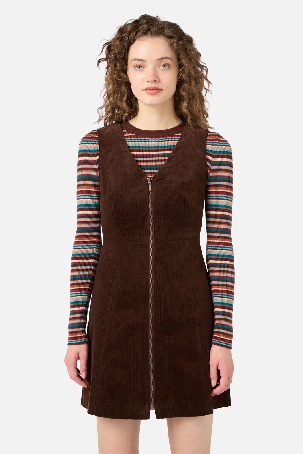 Honey Cord Pinafore