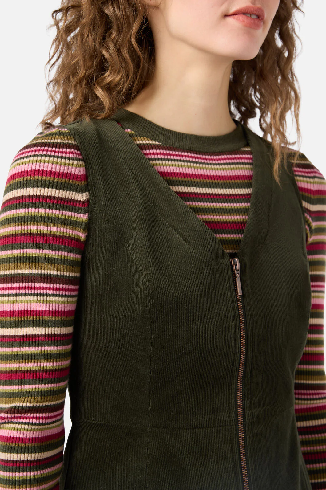 Honey Cord Pinafore - Image 12