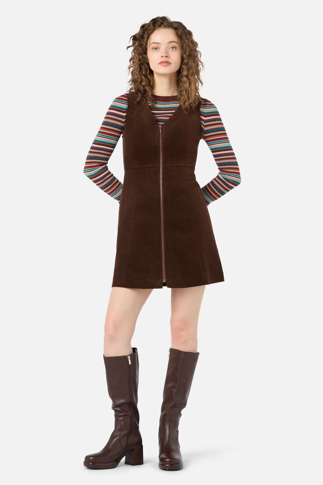 Honey Cord Pinafore - Image 2