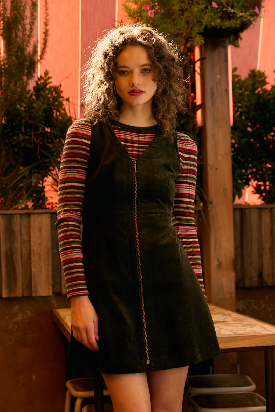 Honey Cord Pinafore - Image 7