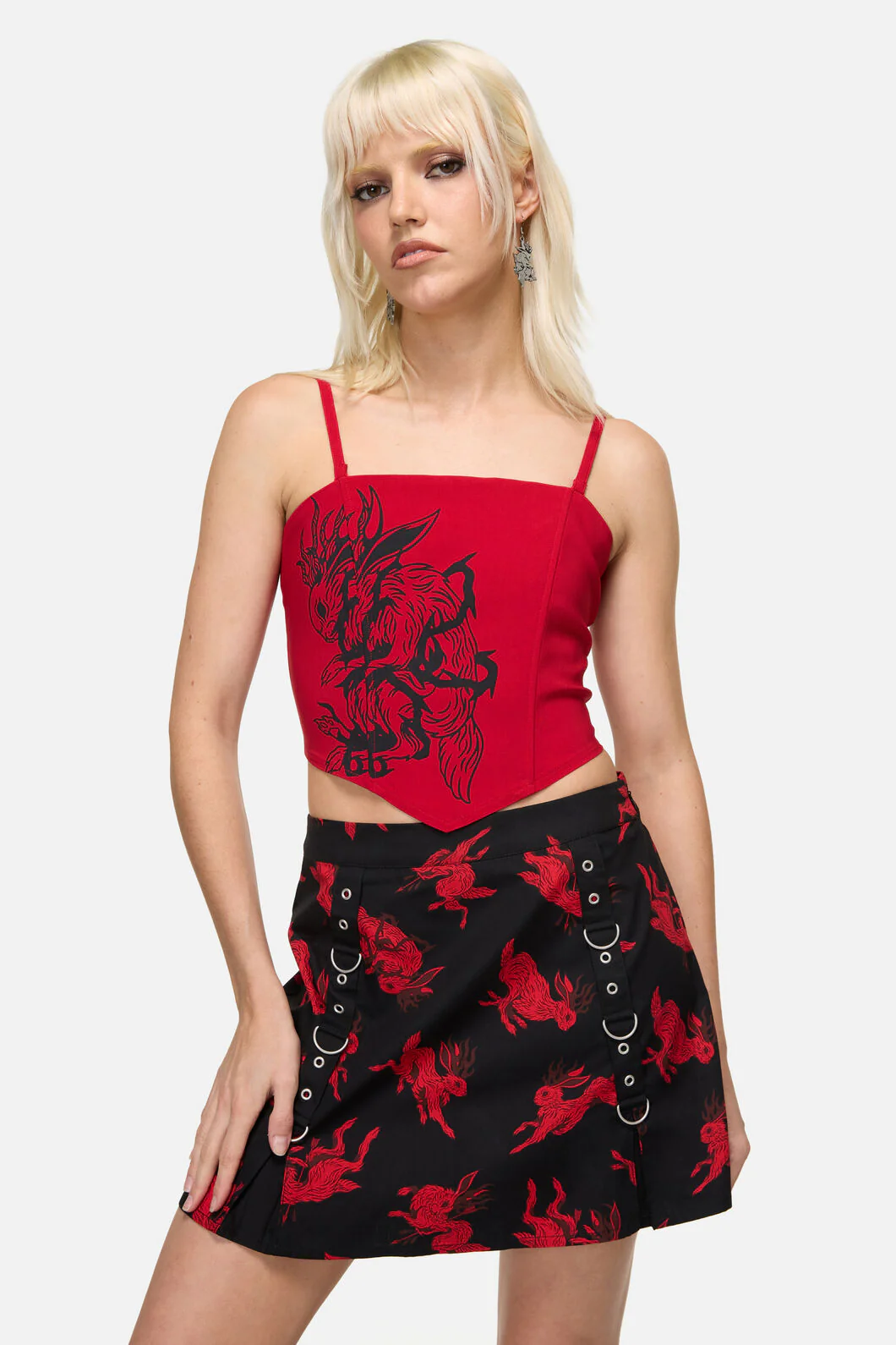 Hop It Goth Corset Top