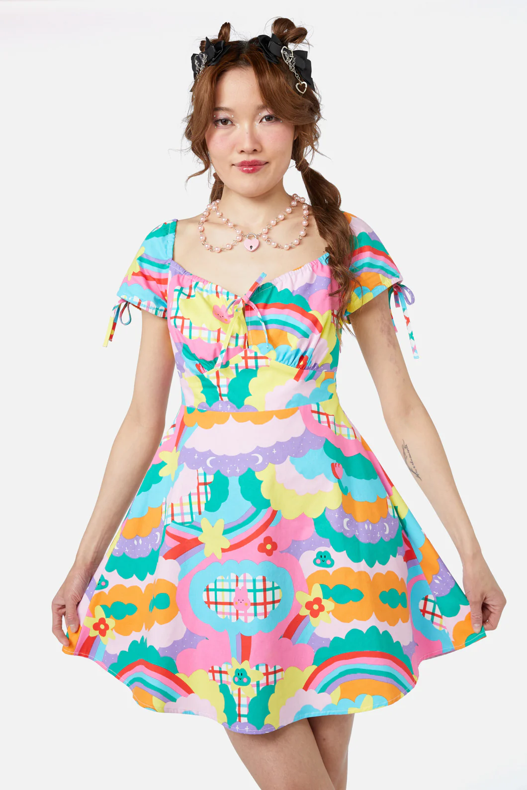 Idolize Babydoll Dress - Image 3