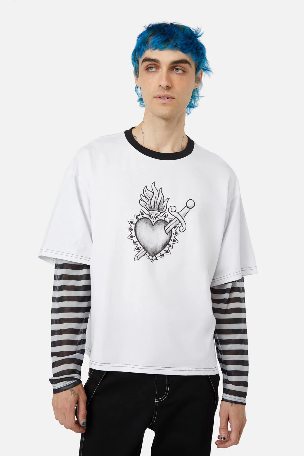 Immaculate Contrast LS Tee
