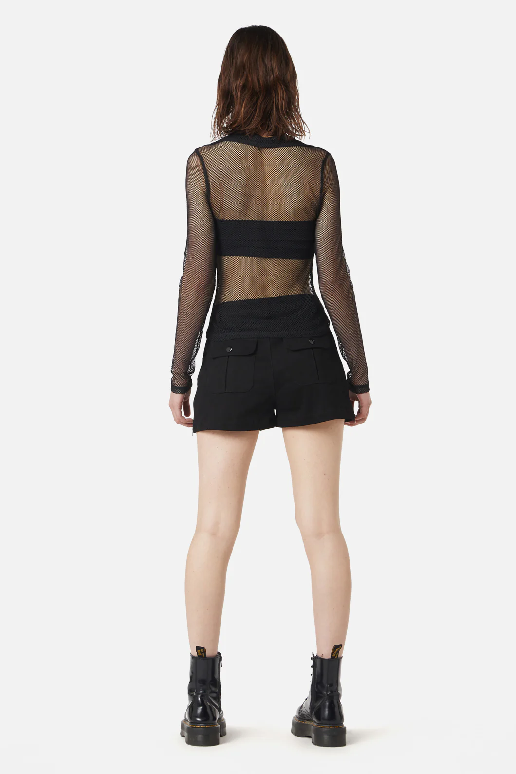 Industrial Hybrid Mesh Blouse - Image 5