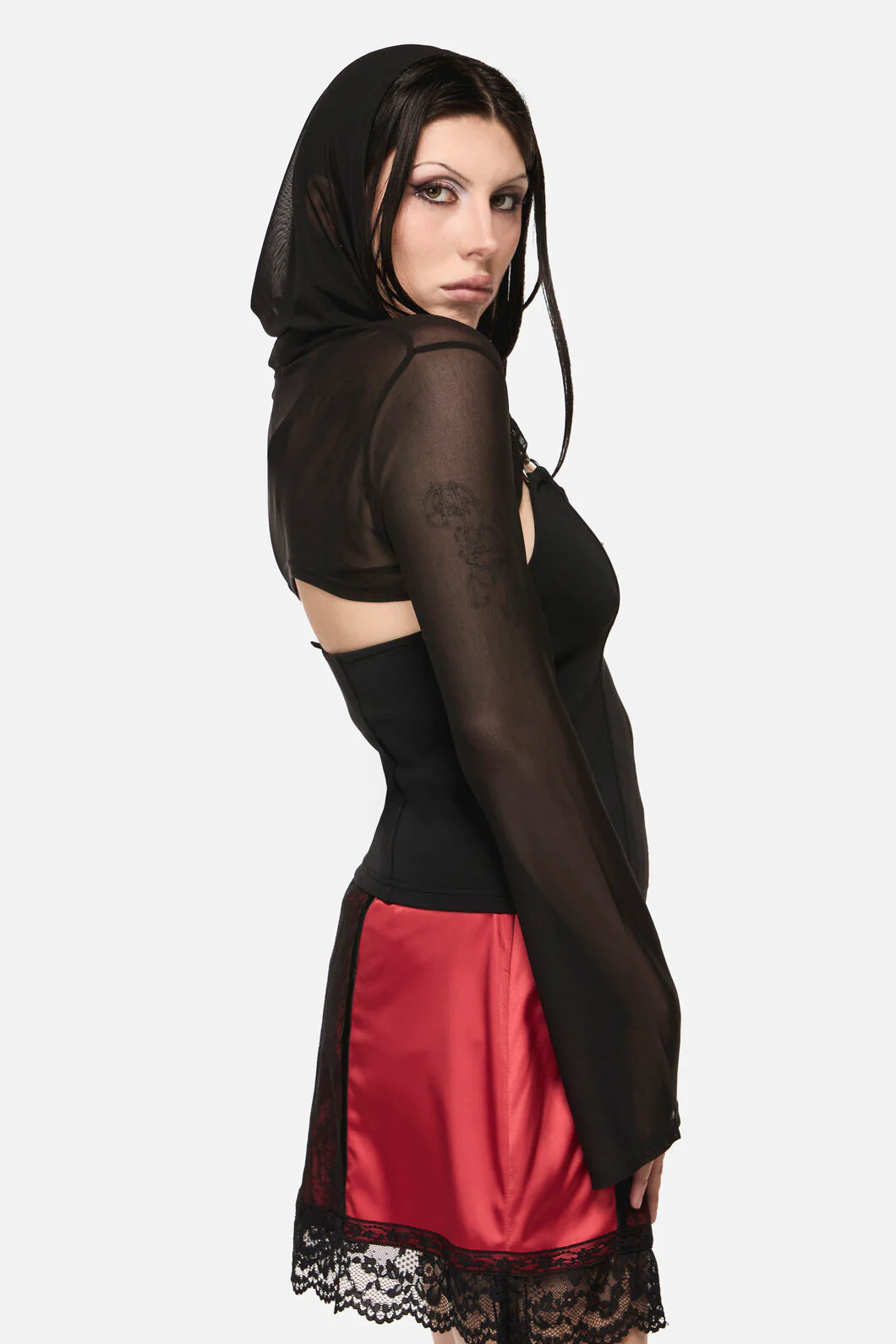 Inferno Goth Hooded Sleeve - Image 2