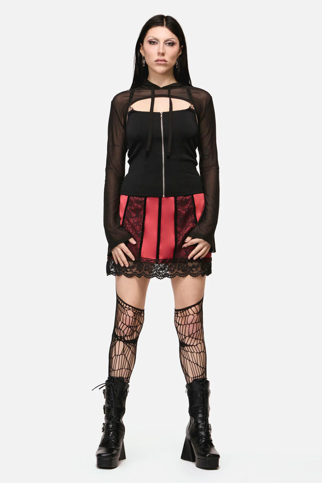 Inferno Goth Hooded Sleeve - Image 4