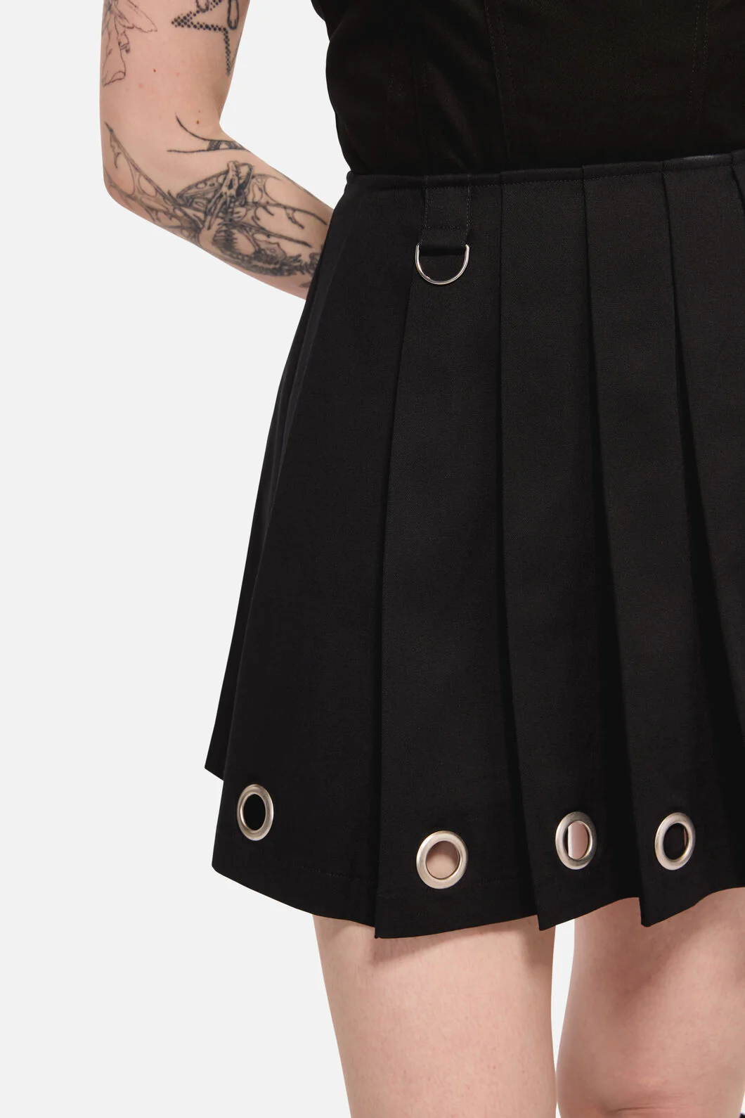 Inferno Goth Mini Skirt - Image 7