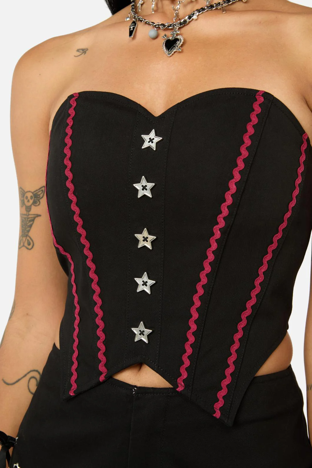 Iykyk Rickrack Corset Top - Image 6