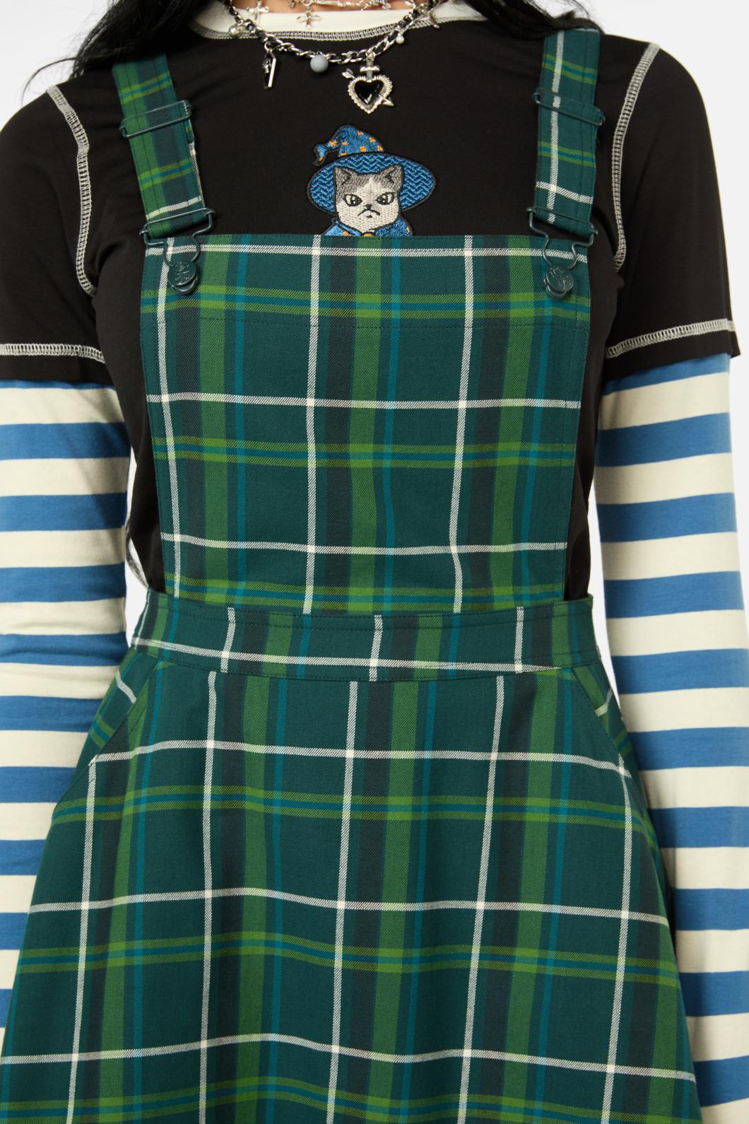 Jester Tartan Bib N Brace Pinafore - Image 6