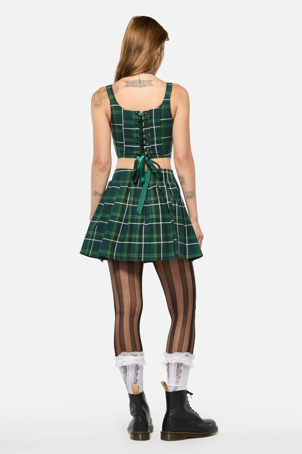 Jester Tartan Corset Top - Image 6