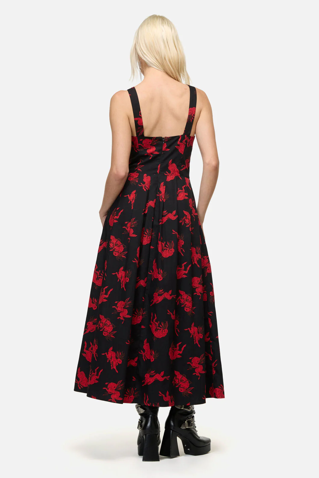 Jackalope Goth Midi Dress - Image 5