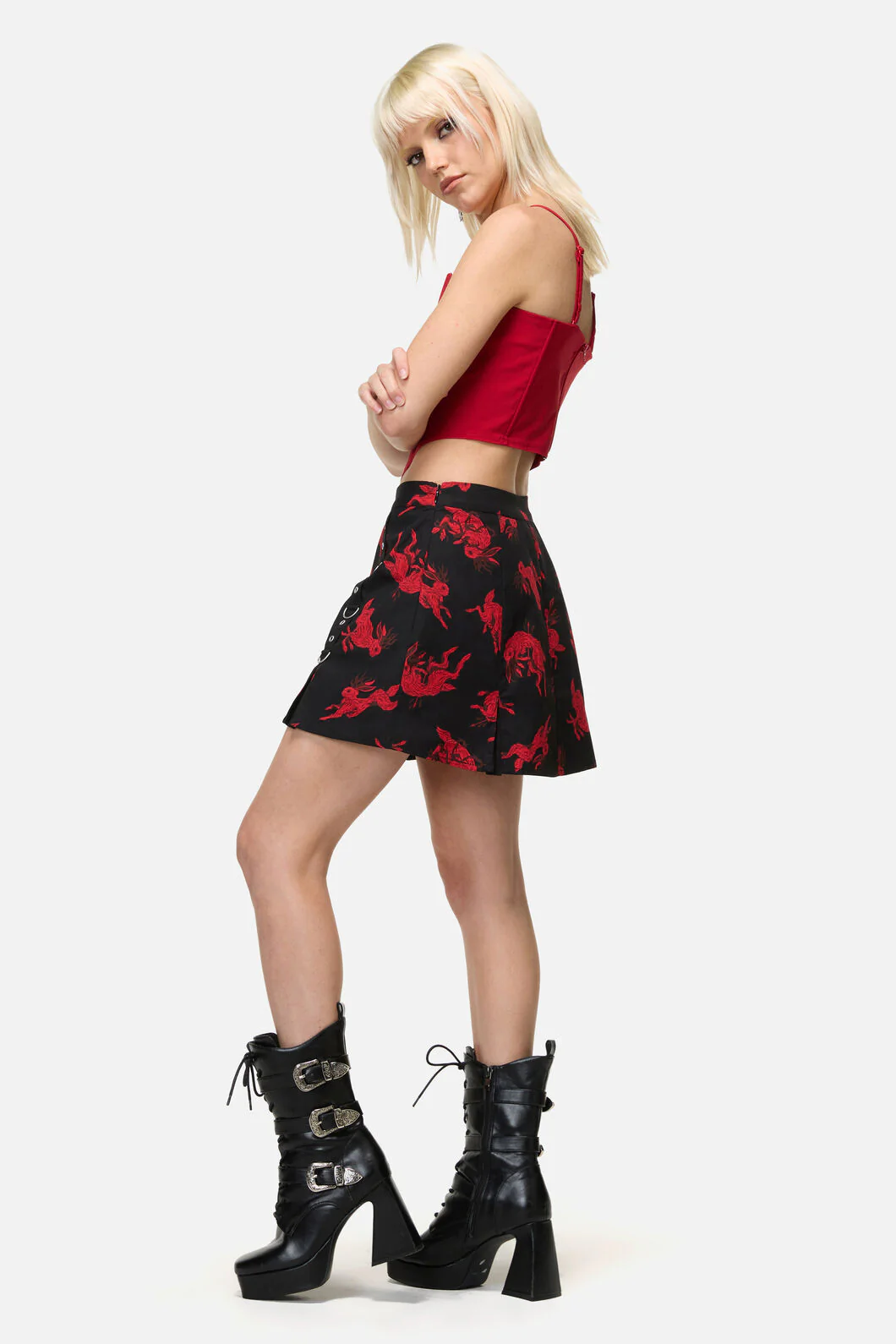 Jackalope Goth Mini Skirt - Image 3