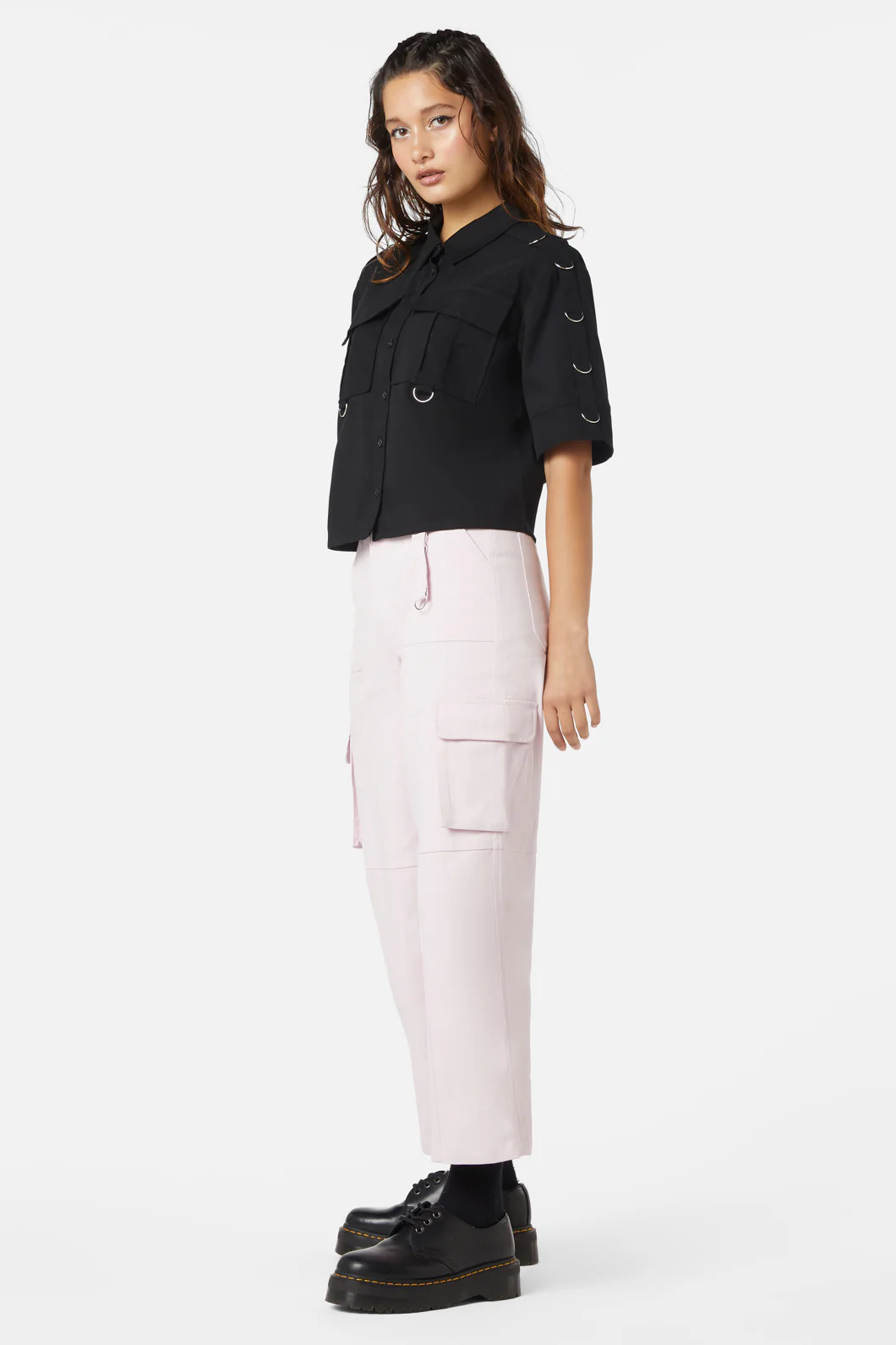 Jagger O-Ring Crop Blouse - Image 10