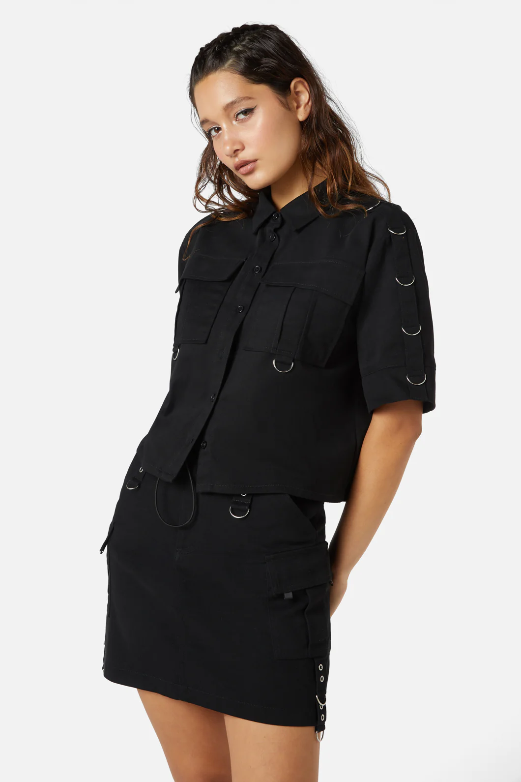Jagger O-Ring Crop Blouse - Image 13