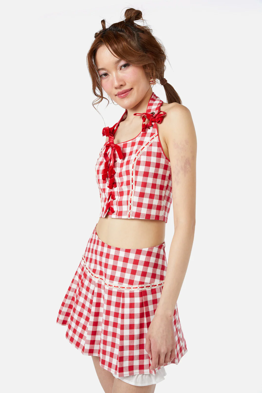 Jam Gingham Corset Top - Image 6